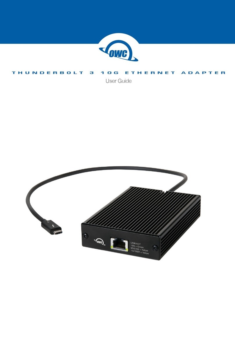 OWC THUNDERBOLT 3 user guide