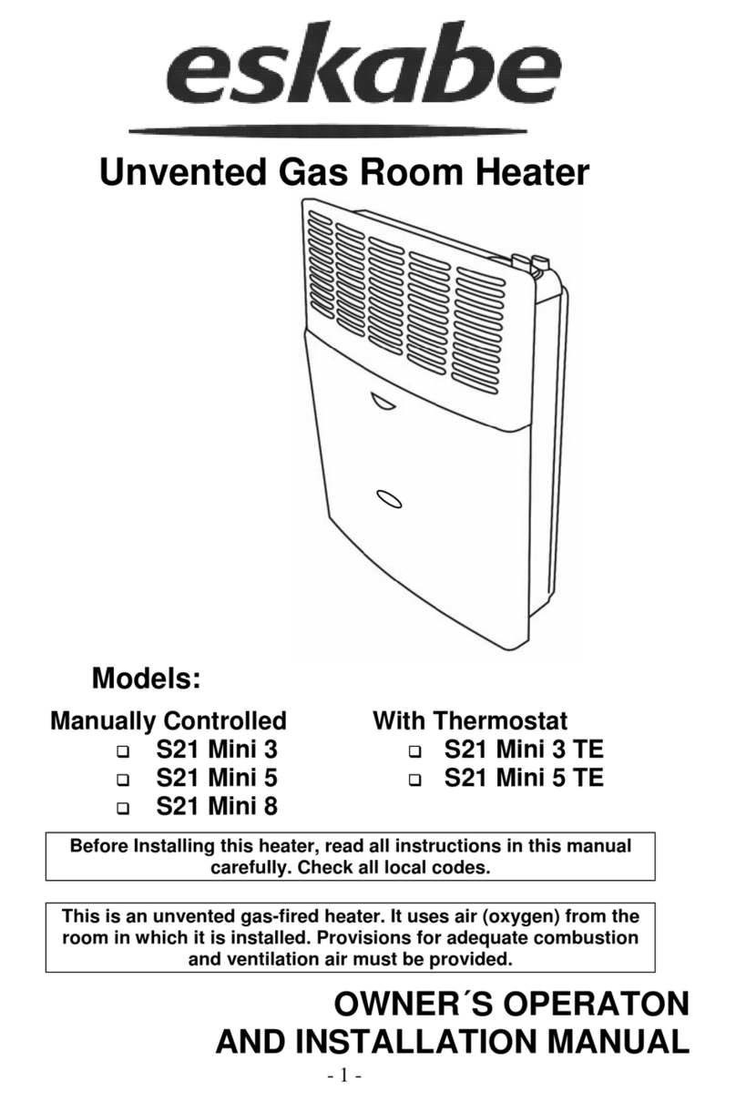 Eskabe S21 Mini 3 Operation and installation manual Eskabe S21 Mini 3 Operation and installation manual