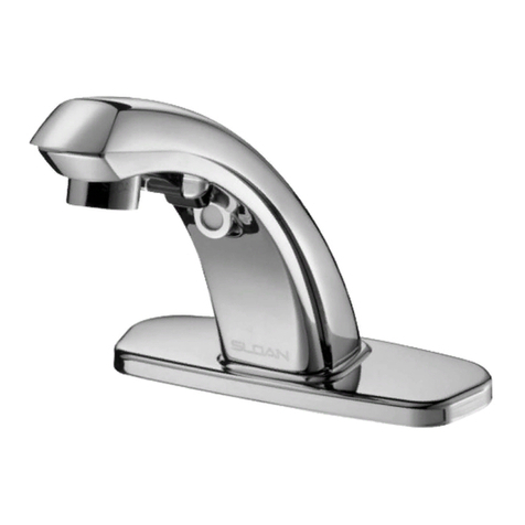 Sloan OPTIMA plus ERF-885 installation instructions