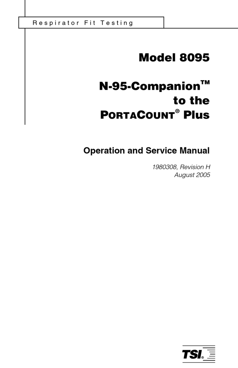 TSI Instruments N95-Companion 8095 Operation manual