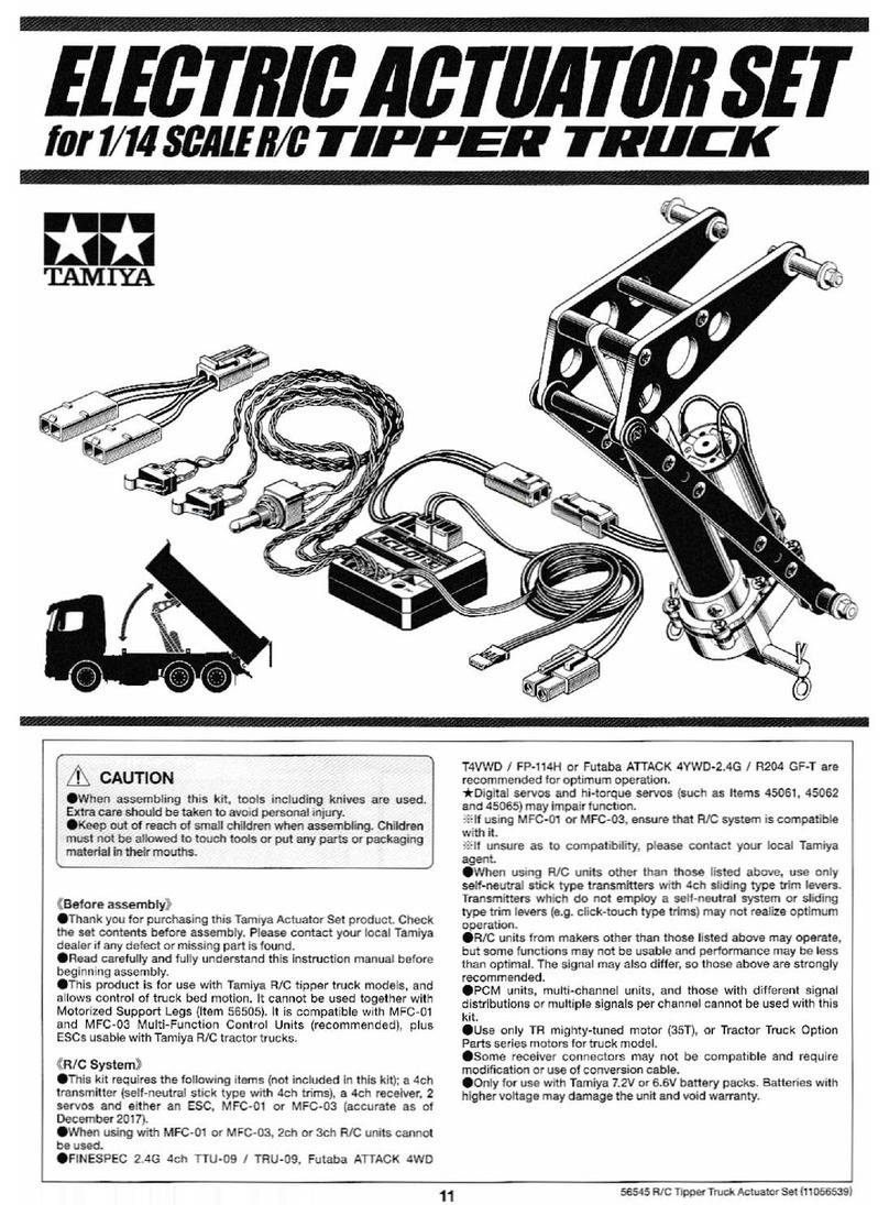 Tamiya ACU-01 User manual Tamiya ACU-01 User manual