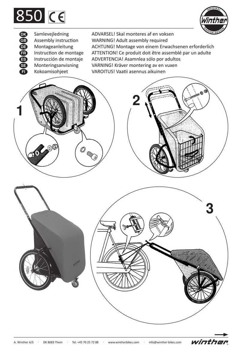 Winther 850 Assembly & instruction manual