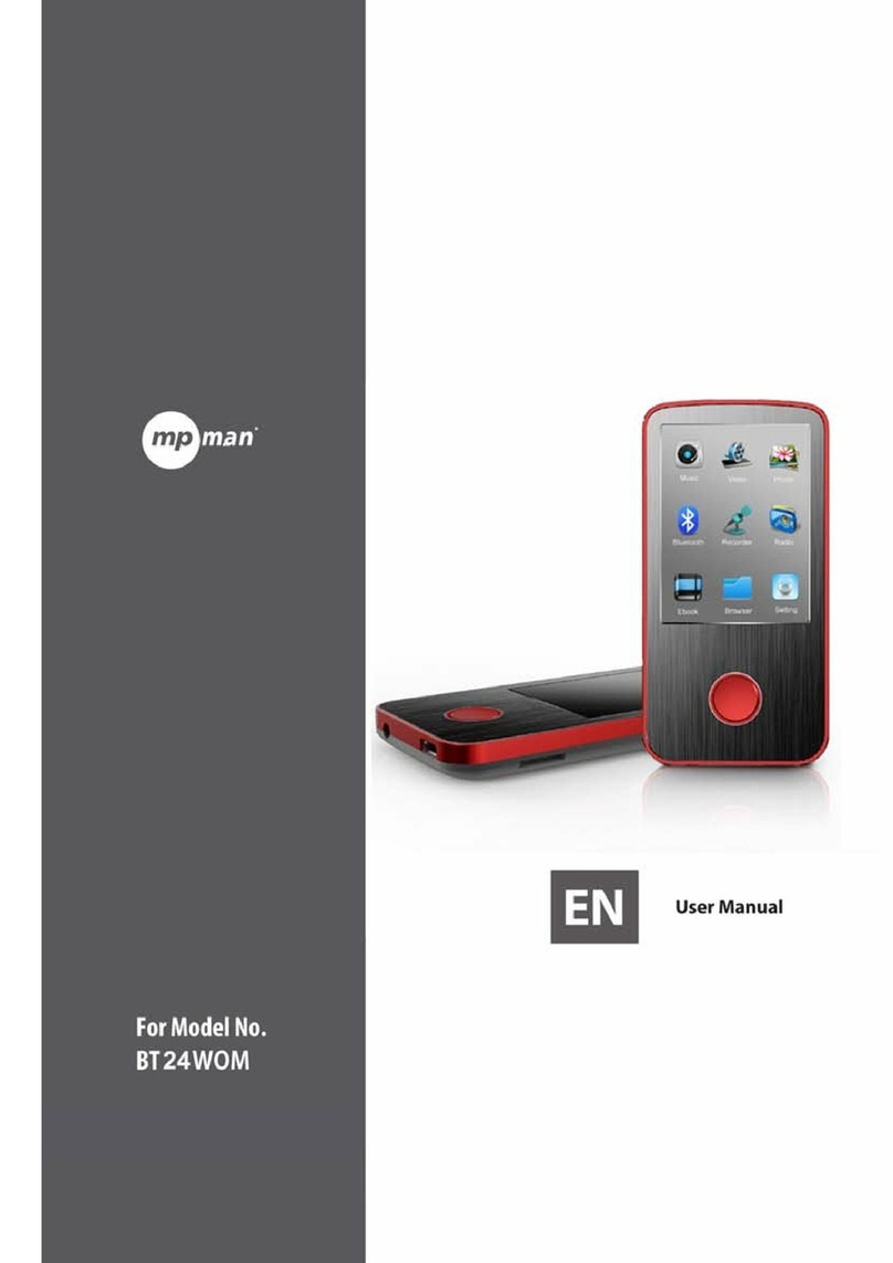 MP-Man BT24WOM User manual