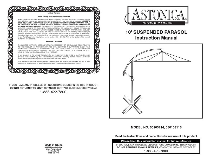 Astonica 050103115 instruction manual