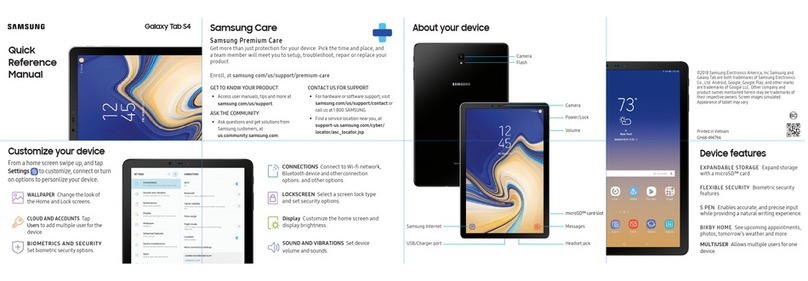 Samsung Galaxy Tab S4 SM-T830 Service manual