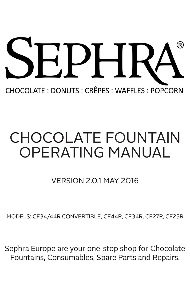 Sephra CF34/44R CONVERTIBLE operating manual
