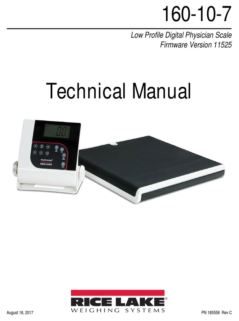Rice Lake 160-10-7 Owner's manual