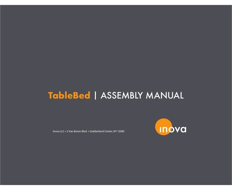 Inova TableBed Assembly manual Inova TableBed Assembly manual