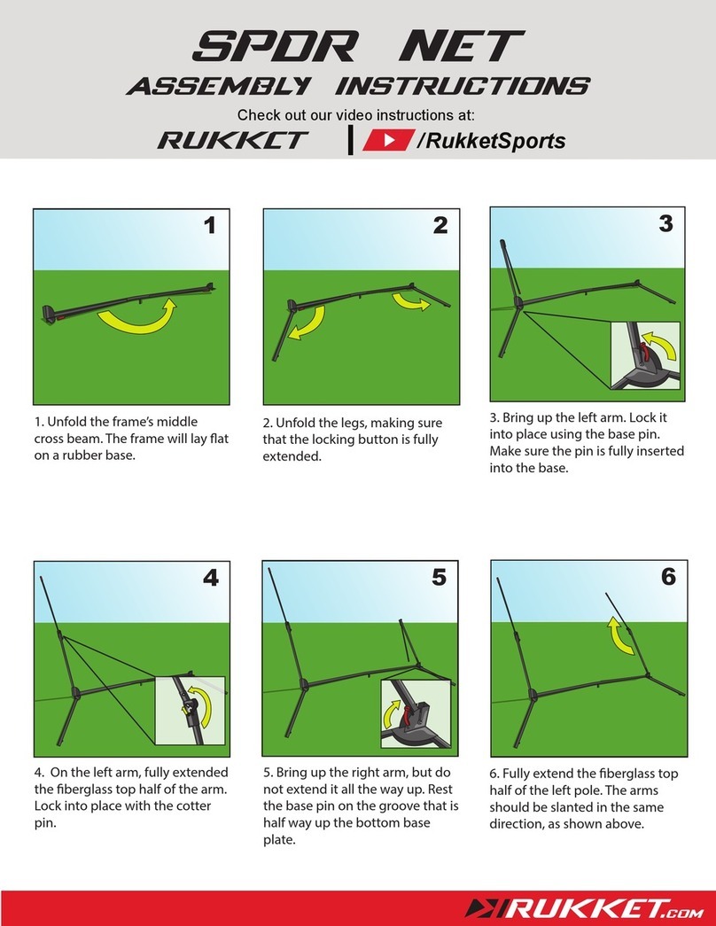 Rukket Spor Net Assembly & instruction manual