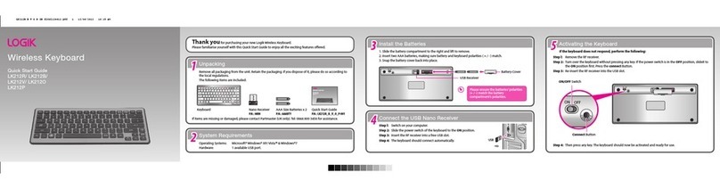 Logik LK212R User manual