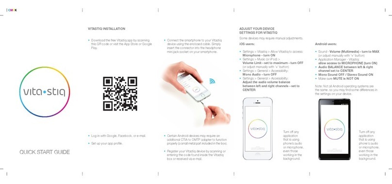 Vitastiq Vitastiq Quick start guides