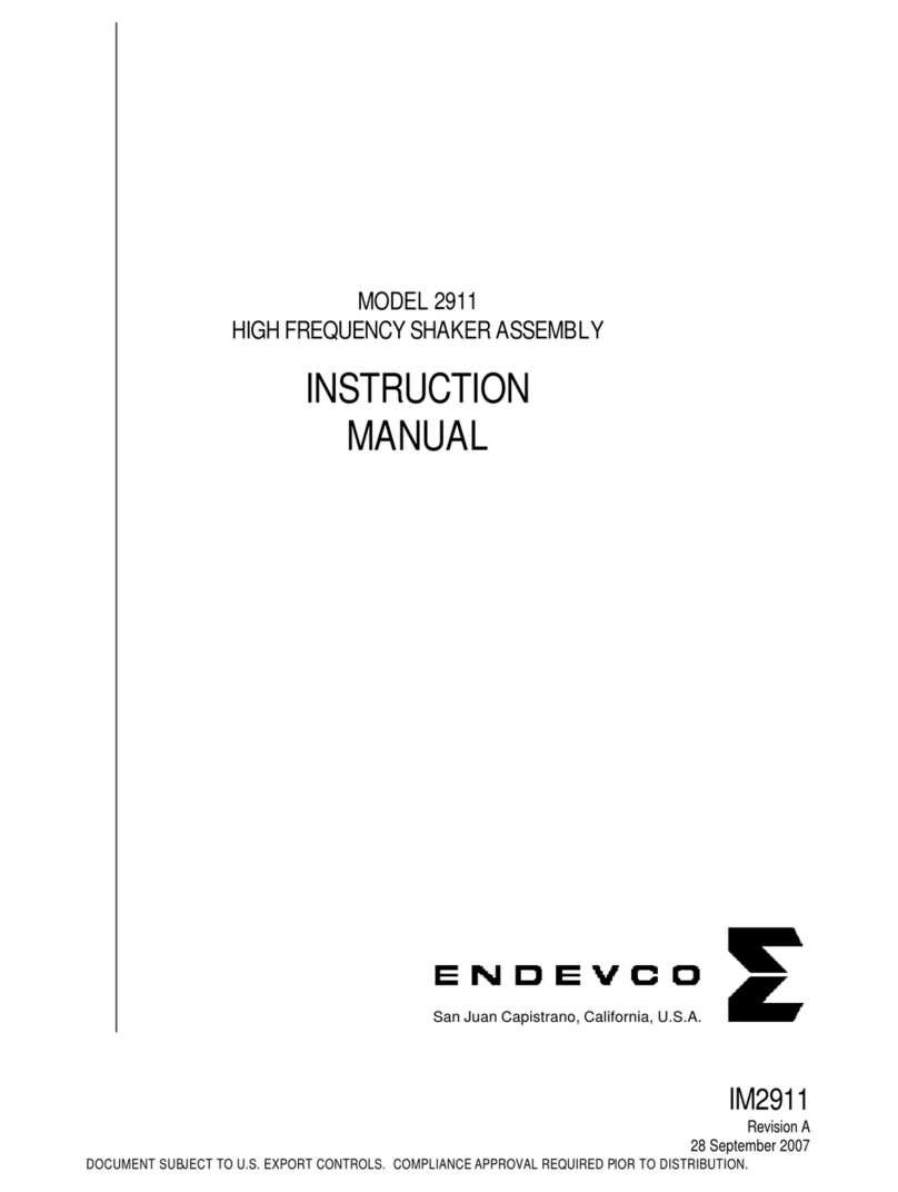 ENDEVCO 2911 instruction manual