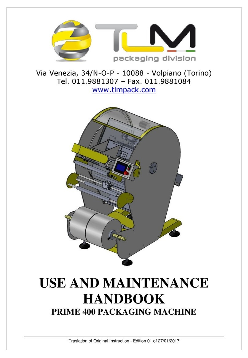 TLM PRIME 400 Use and maintenance handbook