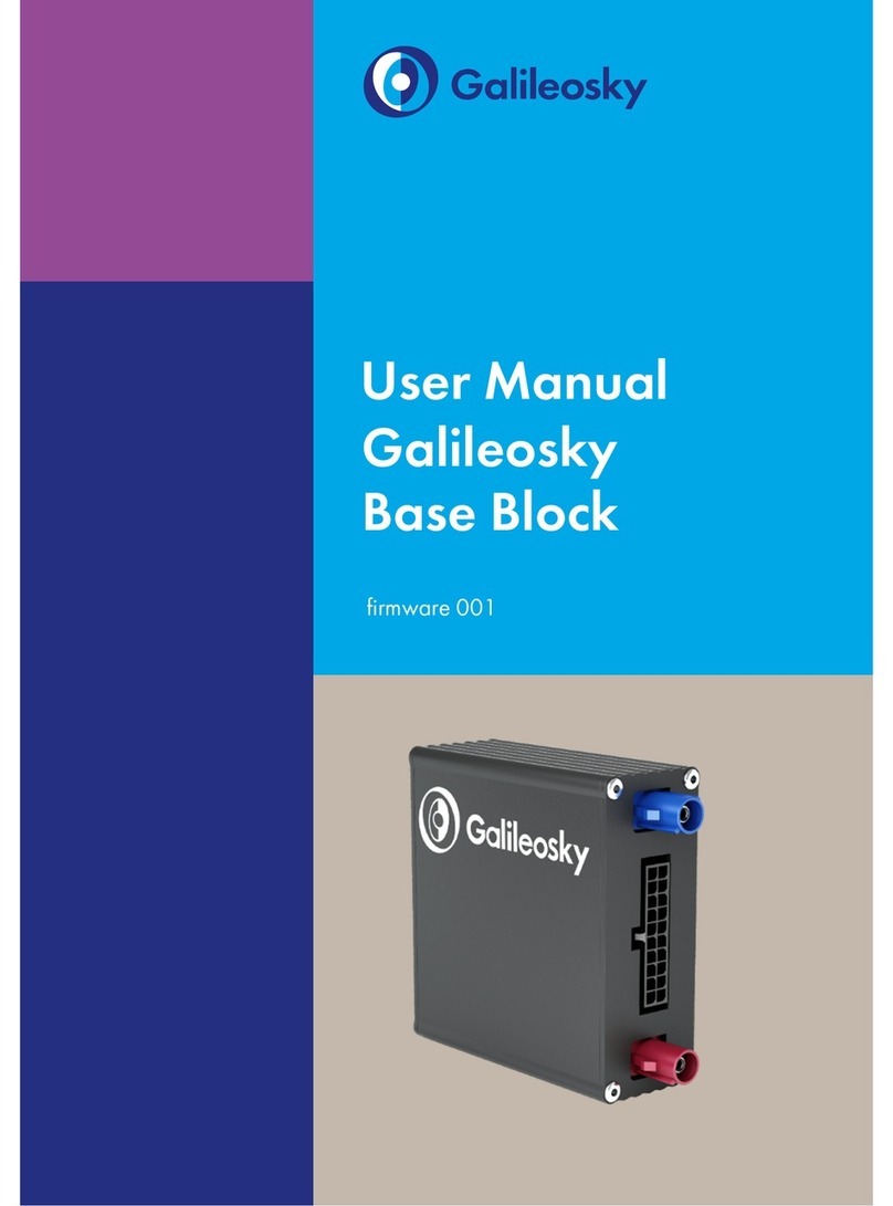 GalileoSky Base Block user manual