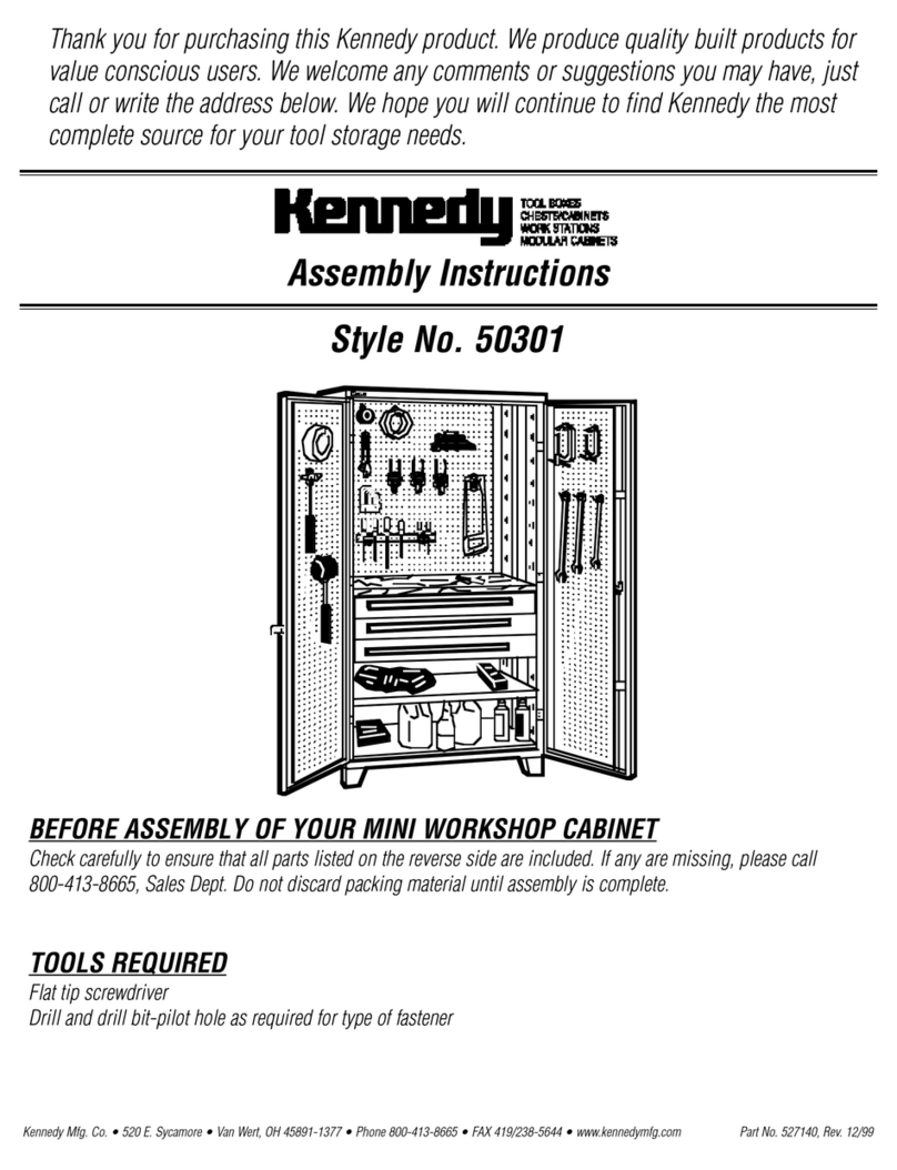 Kennedy 50301 Installation guide