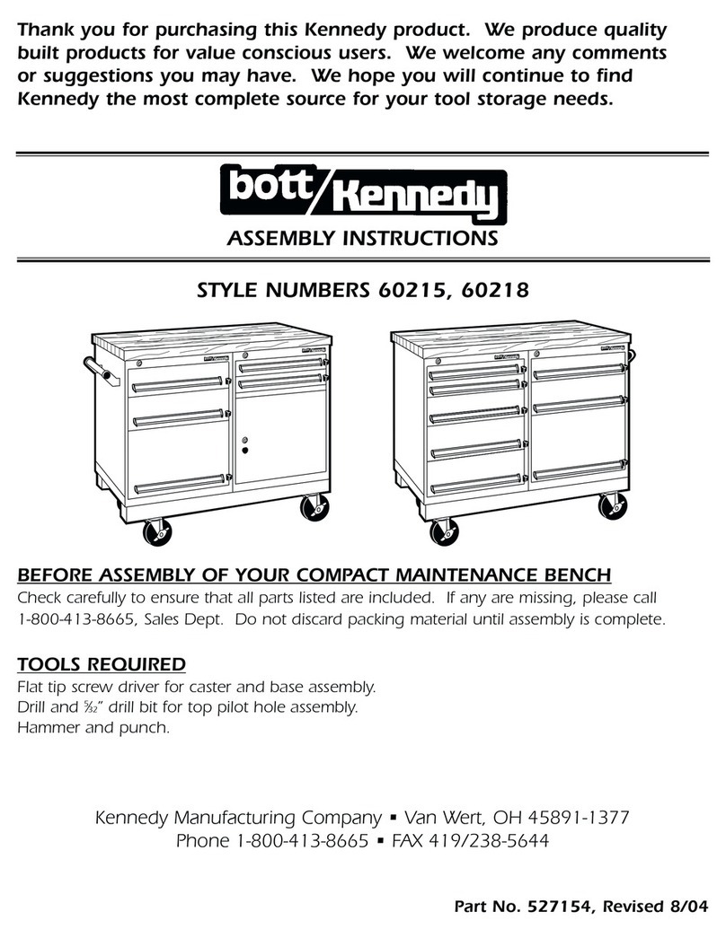 Kennedy 60215 Installation guide