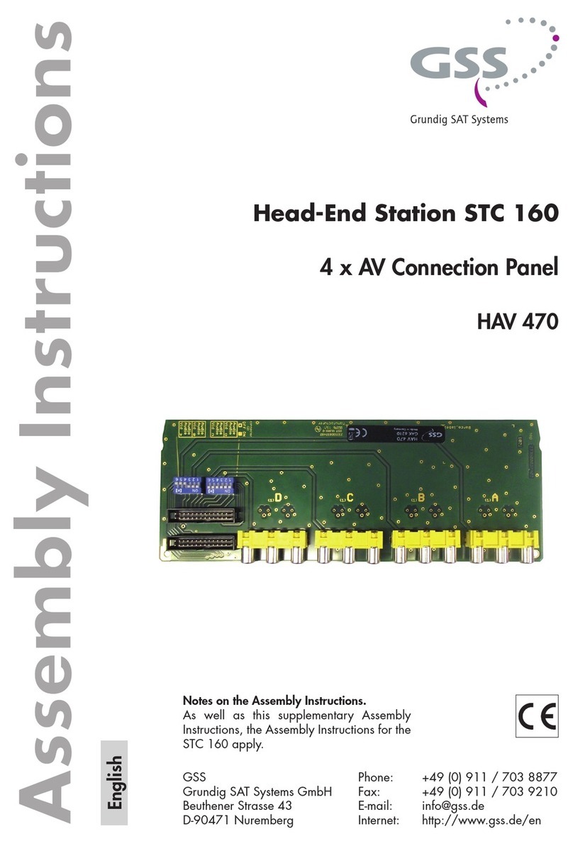 GSS STC 160 Assembly instructions
