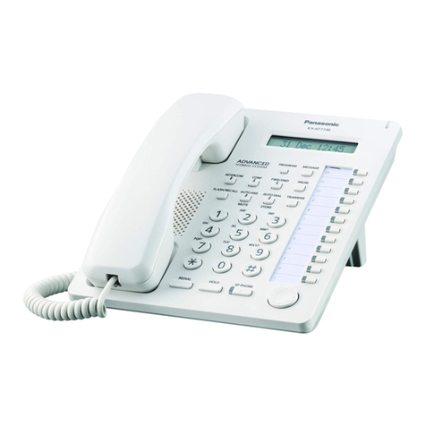 Panasonic KX-AT7730 Quick reference instructions