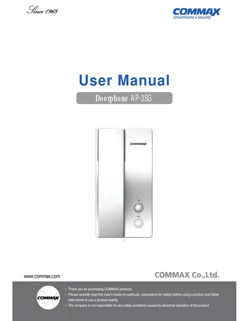 Commax AP-3SG User manual