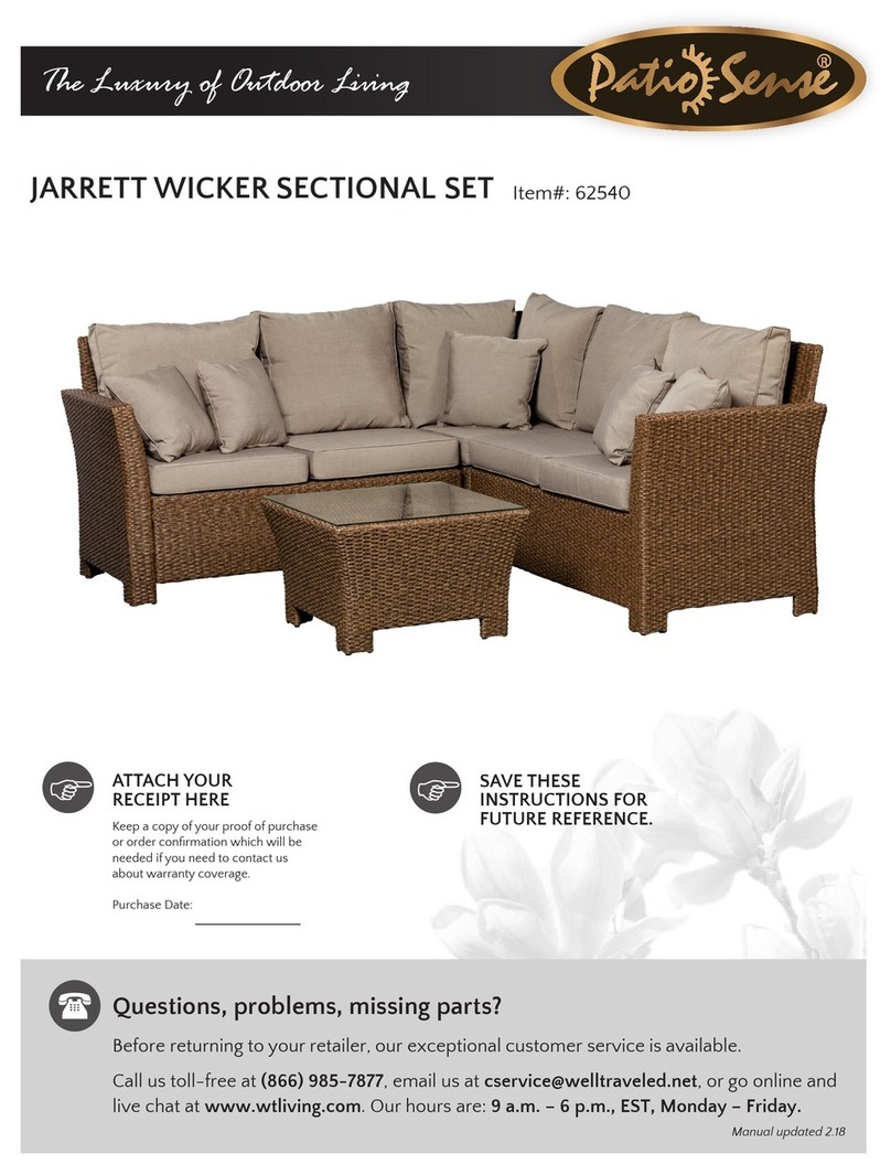 Patio Sense 62540 manual