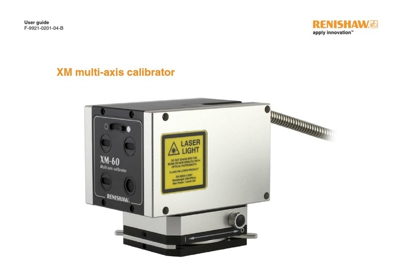 Renishaw XM-60 multi-axis calibrator User manual