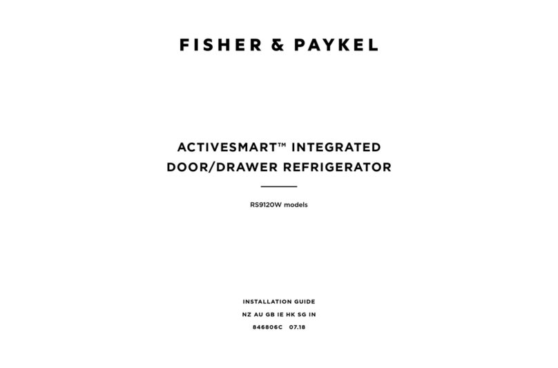 Fisher & Paykel ACTIVESMART RS9120W User manual Fisher & Paykel ACTIVESMART RS9120W User manual