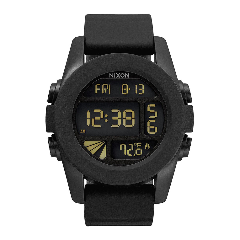 NIXON The Unit Operation manual