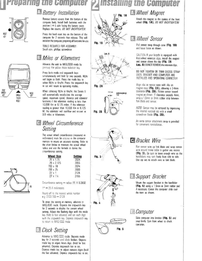 Schwinn Paramount Series 8 owner's manual