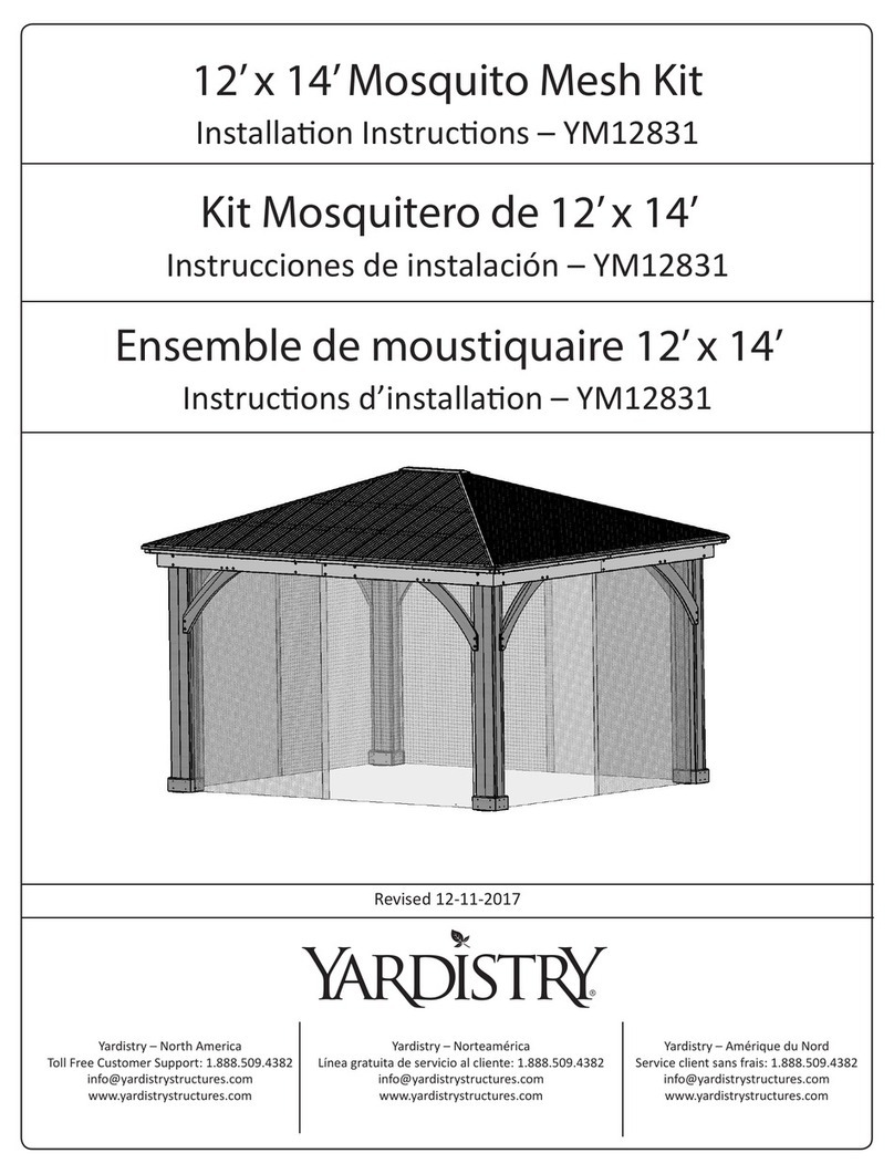 Yardistry YM12831 installation instructions