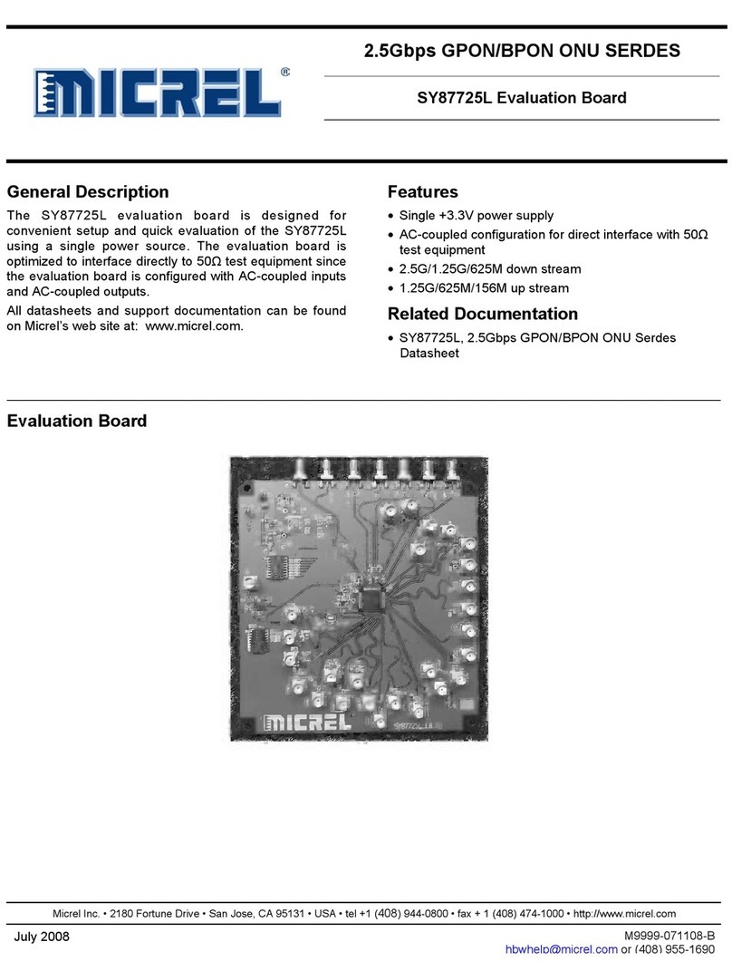 Micrel SY87725L manual