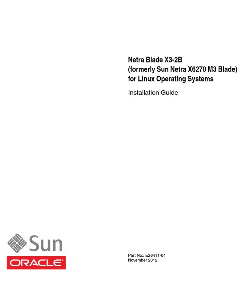 Sun Oracle Netra X6270 M3 User manual
