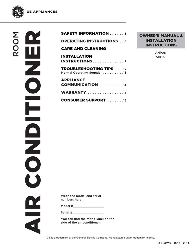 GE AHP10 User manual
