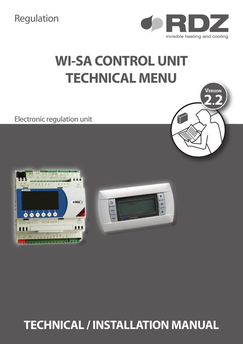 RDZ WI-SA Technical installation manual