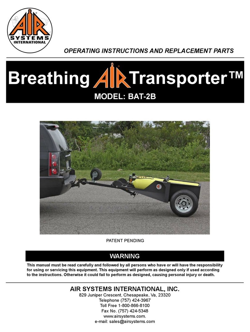 AIR SYSTEMS Breathing Transporter BAT-2B Manual