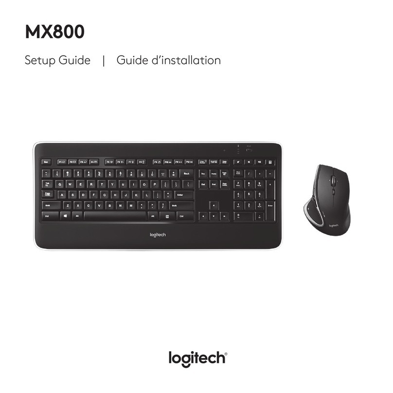 Logitech MX800 Setup guide