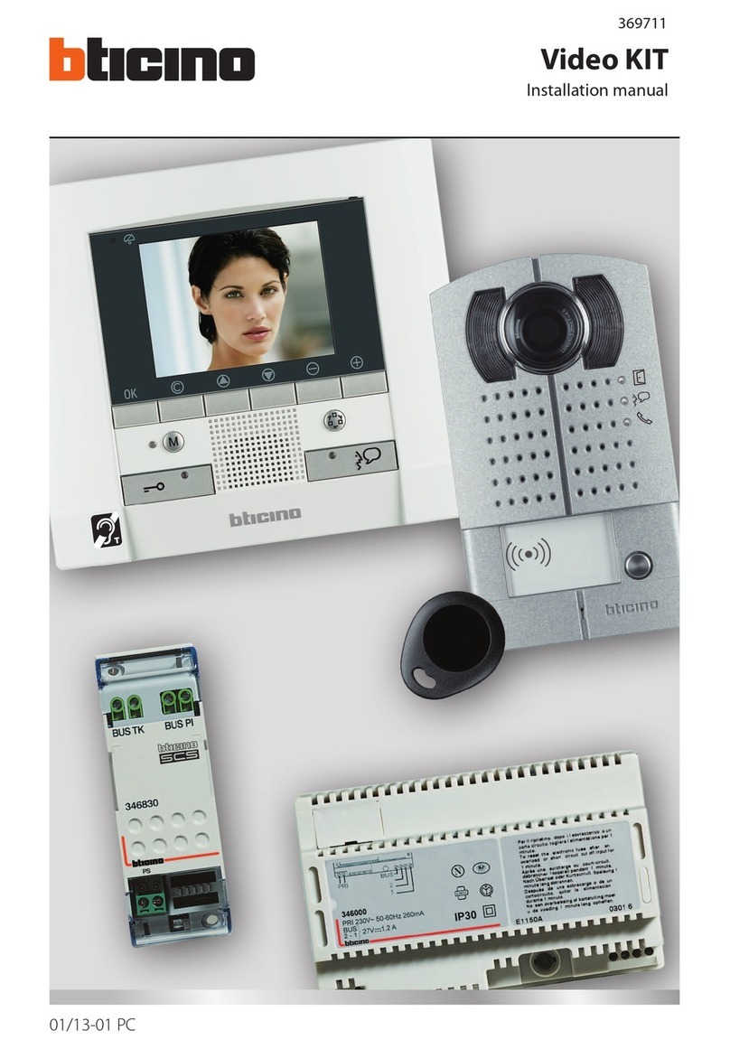 Bticino TI 369711 User manual