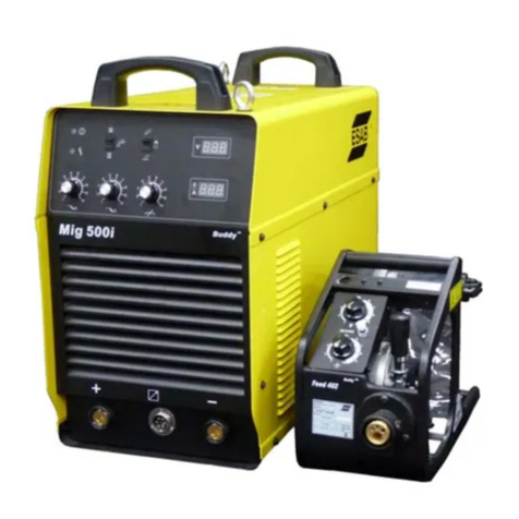 ESAB Buddy Mig 500i User manual