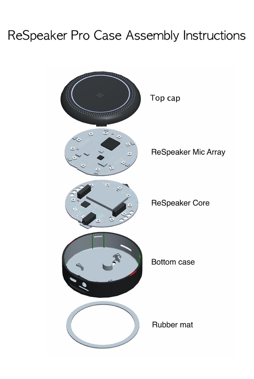 seeed studio ReSpeaker Pro Case User manual seeed studio ReSpeaker Pro Case User manual