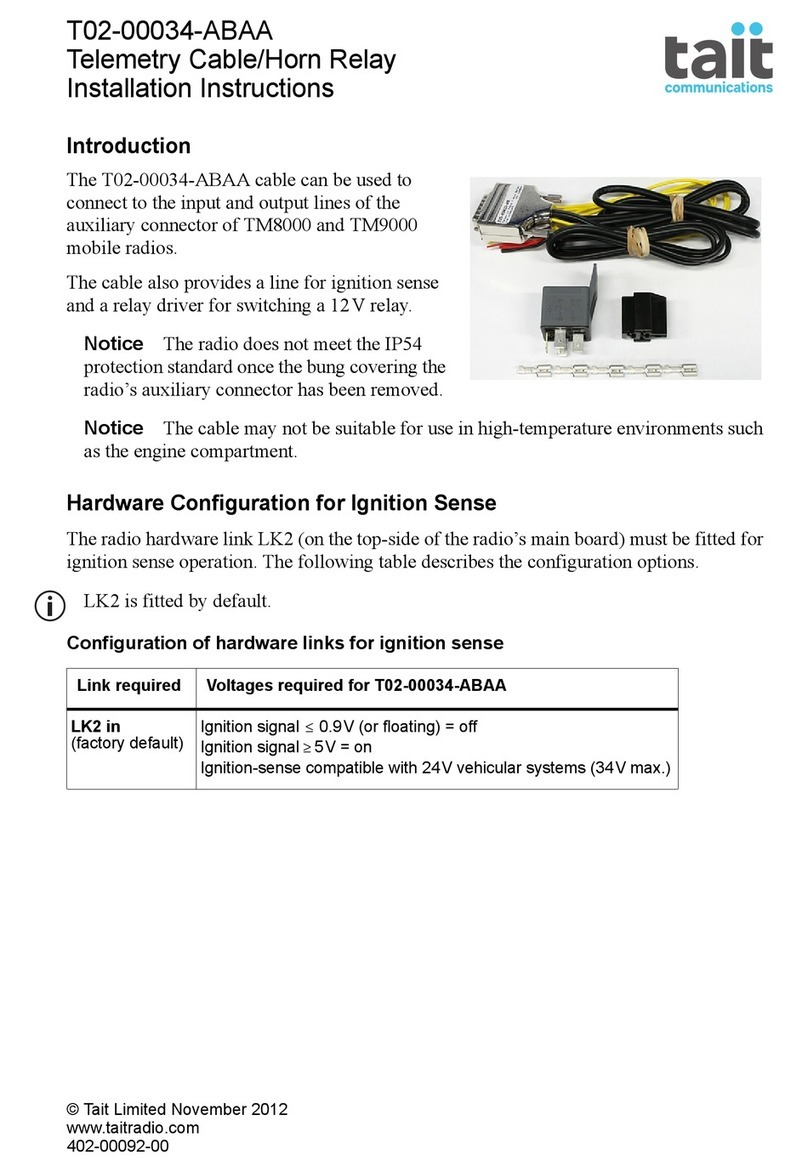 Tait T02-00034-ABAA installation instructions