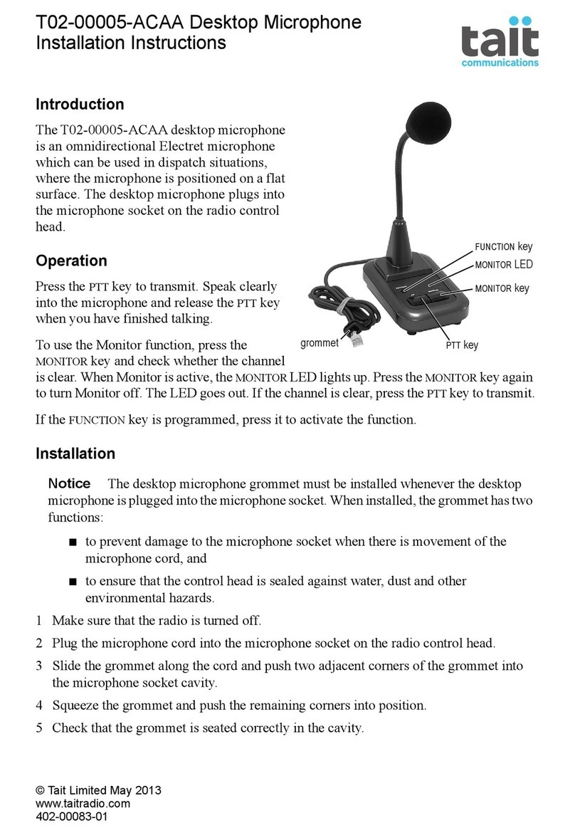 Tait T02-00005-ACAA User manual