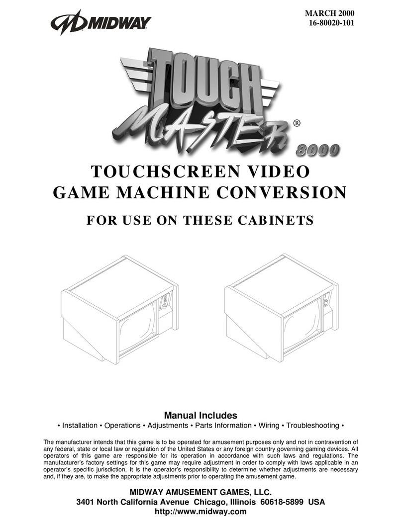 Midway TOUCH MASTER 8000 User manual Midway TOUCH MASTER 8000 User manual