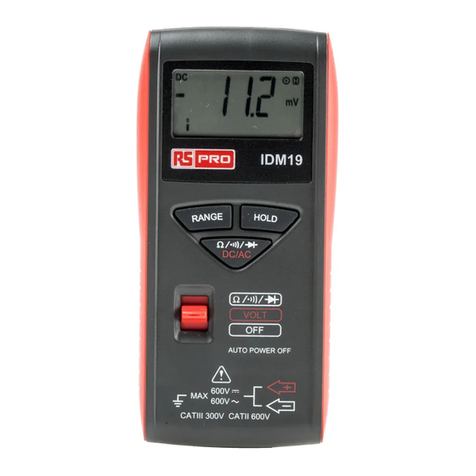 Isotech IDM19 operating instructions