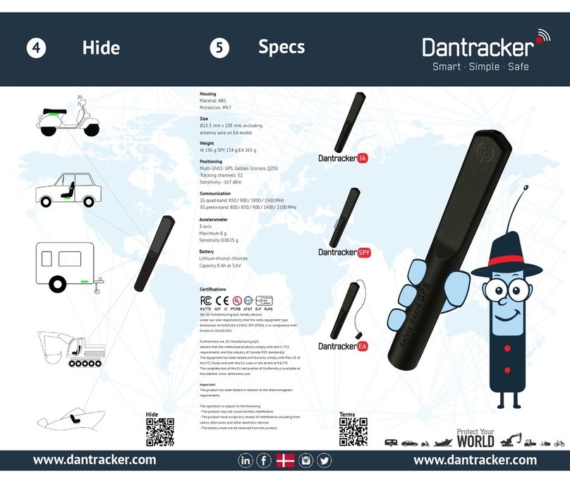 DanTracker DanTracker IA User manual