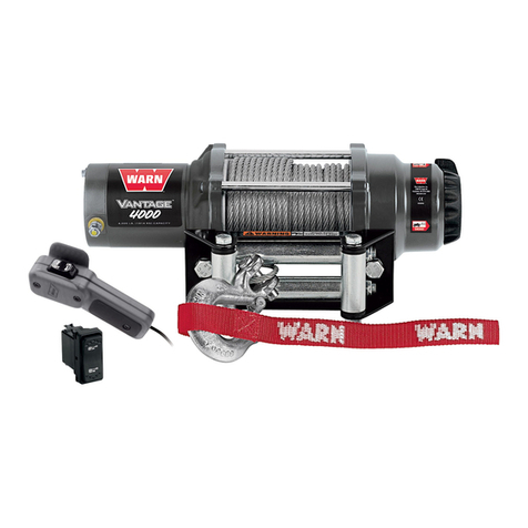 Warn VANTAGE 4000 Service instructions manual