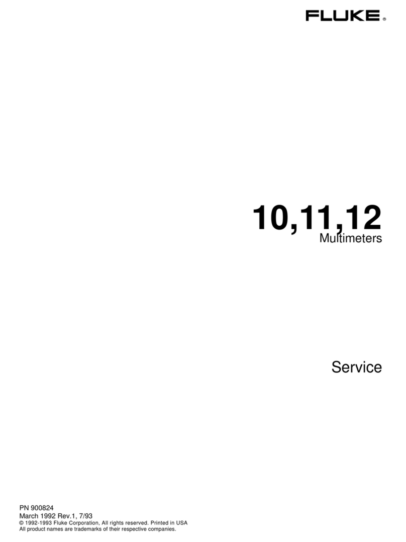 Fluke 10 Service manual