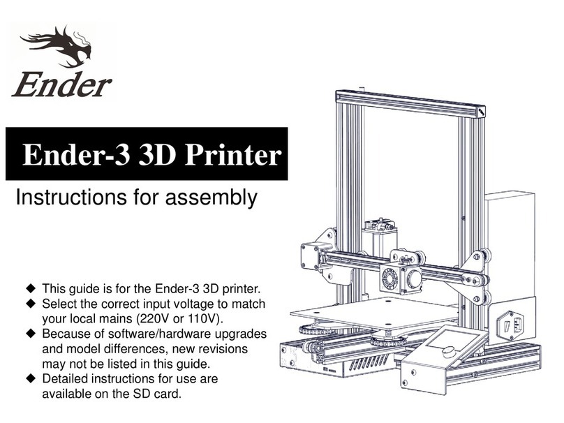 Ender Ender-3 Instructions for assembly