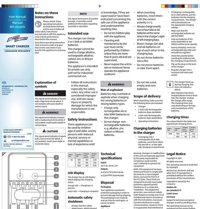 Medion Activ Energy MD 17242 user manual