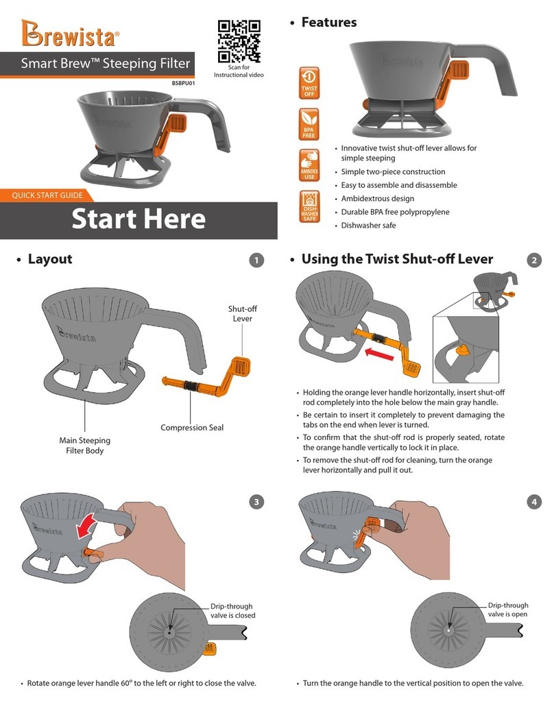 BREWISTA Smart Brew BSBPU01 quick start guide