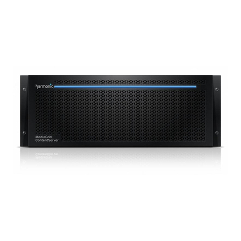 Harmonic MediaGrid ContentServer 4000 User manual Harmonic MediaGrid ContentServer 4000 User manual