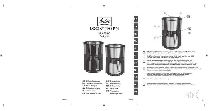Melitta LOOK Therm Selection User manual